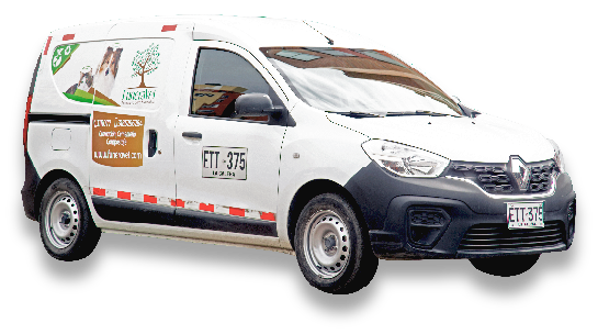 Camioneta Funeravet - Traslado de mascotas en Bogotá